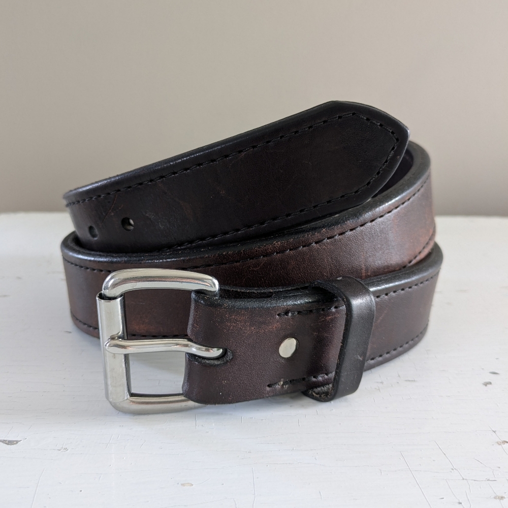 Filson Double Belt 1.5" Brown Bridle Leather Size 36